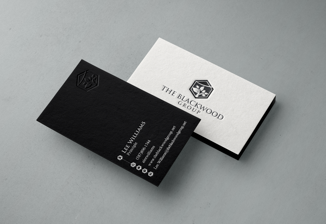 Diseño de Tarjeta de Presentación por chandrayaan.creative para The Blackwood Group | Diseño #13192195