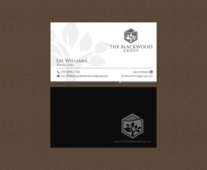Diseño de Tarjeta de Presentación por chandrayaan.creative para The Blackwood Group | Diseño: #13193788