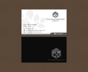 Diseño de Tarjeta de Presentación por chandrayaan.creative para The Blackwood Group | Diseño: #13193790