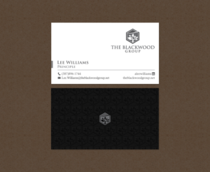 Diseño de Tarjeta de Presentación por chandrayaan.creative para The Blackwood Group | Diseño: #13193791