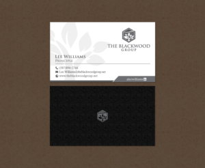 Diseño de Tarjeta de Presentación por chandrayaan.creative para The Blackwood Group | Diseño: #13193792