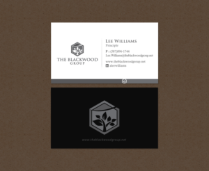 Diseño de Tarjeta de Presentación por chandrayaan.creative para The Blackwood Group | Diseño: #13193797