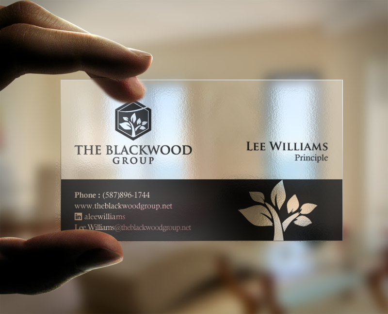 Design de Carte de Visite par chandrayaan.creative pour The Blackwood Group | Design #13193806
