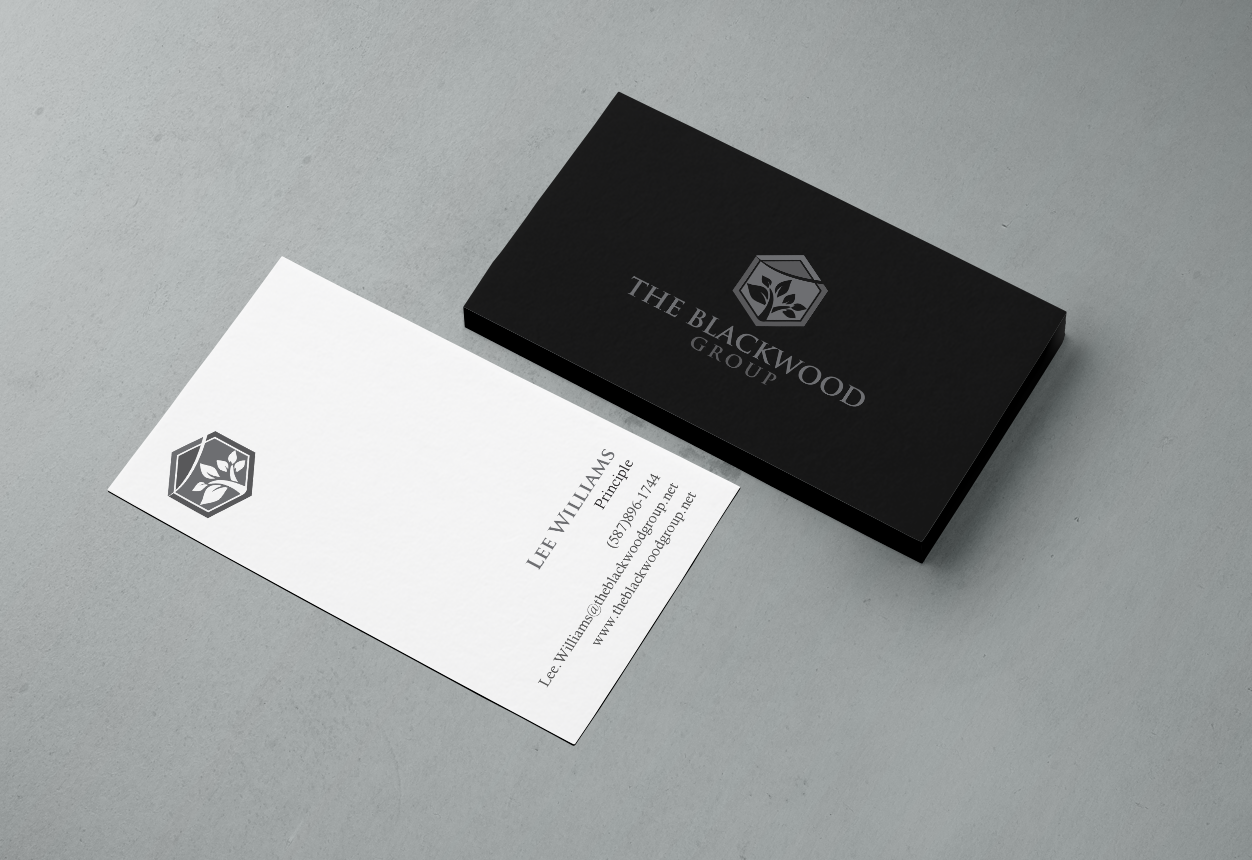 Design de Carte de Visite par chandrayaan.creative pour The Blackwood Group | Design #13209195