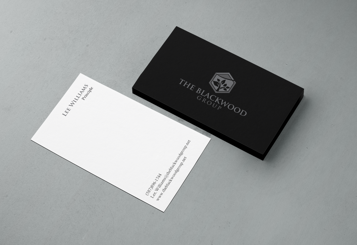 Business Card Design by chandrayaan.creative for The Blackwood Group | Design #13209196