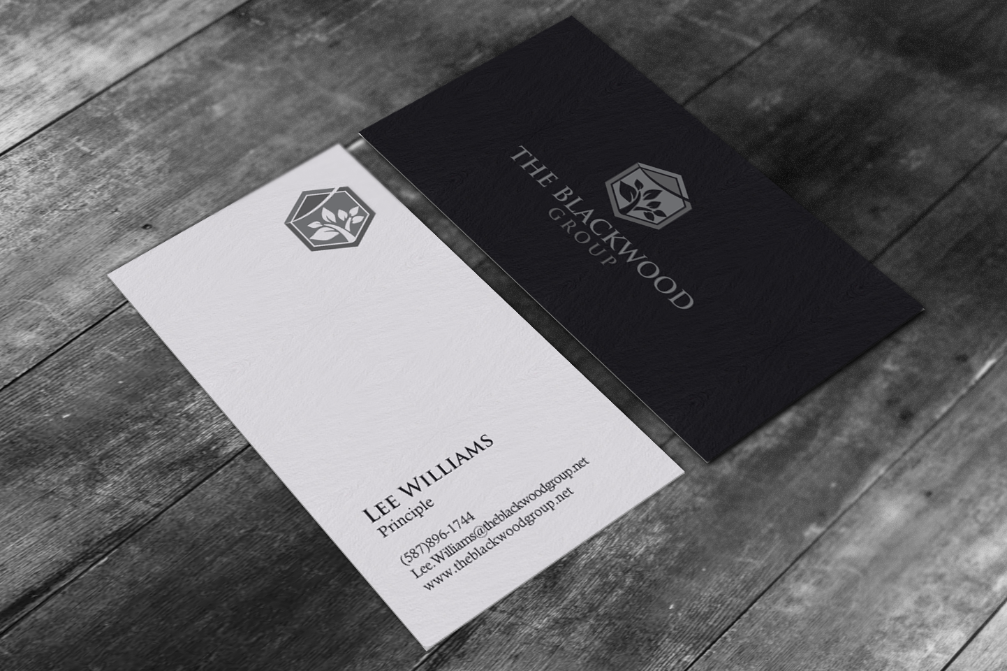 Design de Carte de Visite par chandrayaan.creative pour The Blackwood Group | Design #13220558