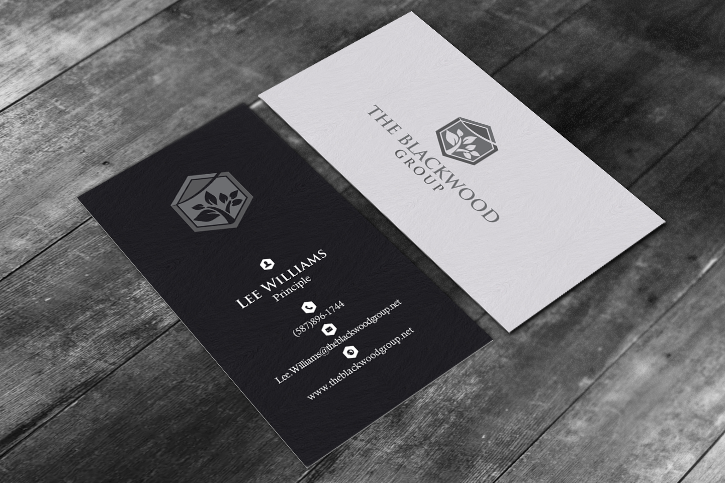 Design de Carte de Visite par chandrayaan.creative pour The Blackwood Group | Design #13220858