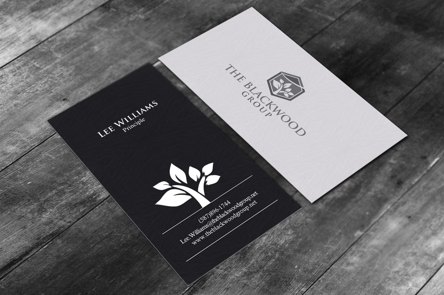 Visitenkarten-Design von chandrayaan.creative für The Blackwood Group | Design #13278353
