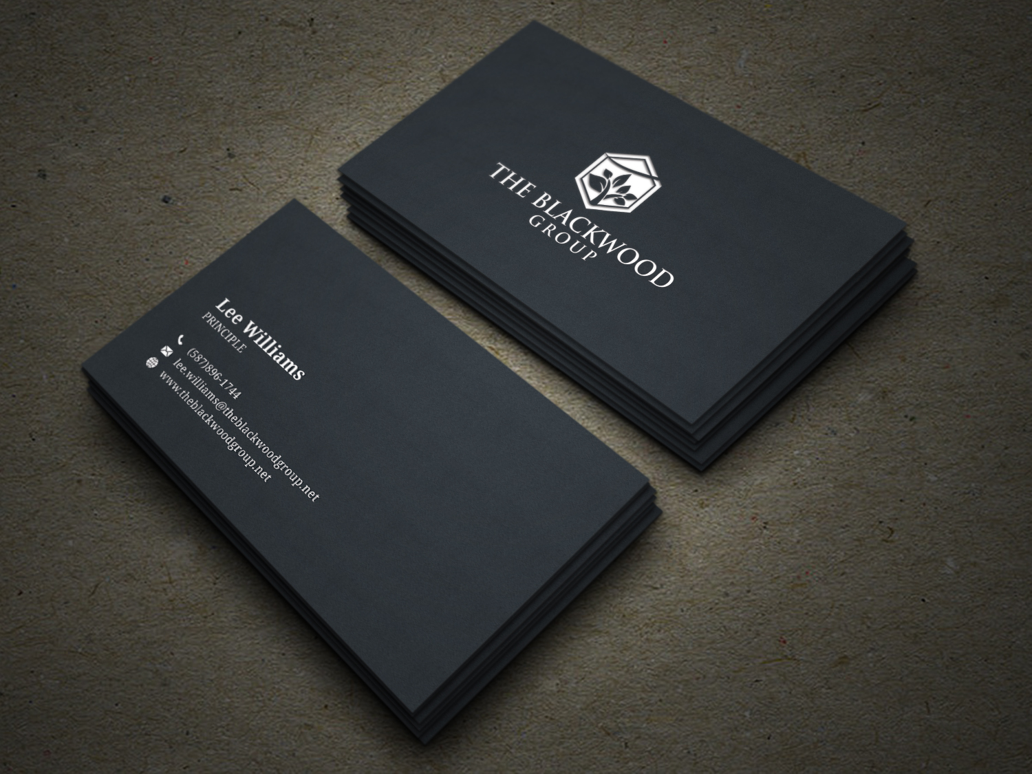 Business Card Design by Graphic Flame for The Blackwood Group | Design #13245834