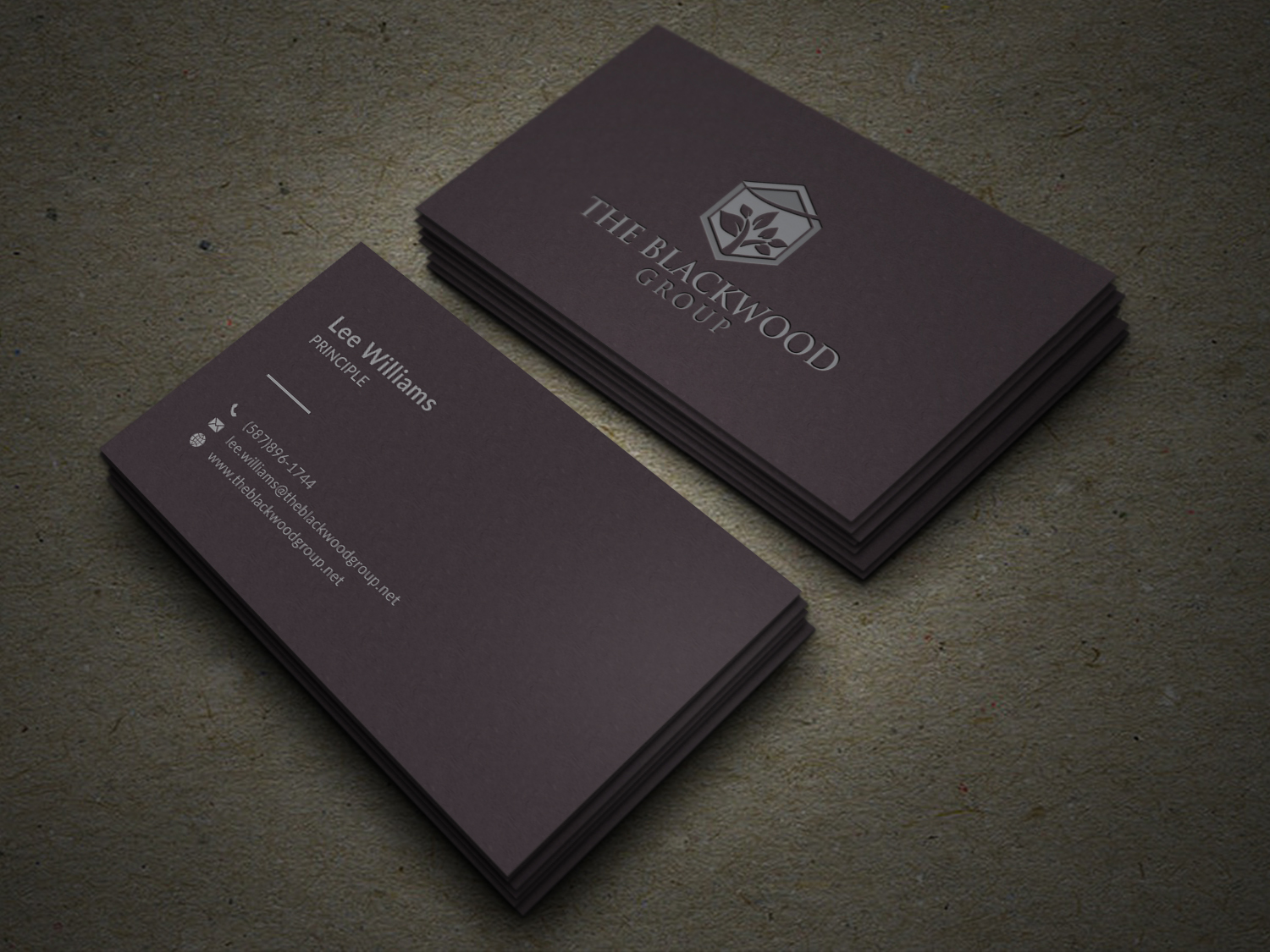 Business Card Design by Graphic Flame for The Blackwood Group | Design #13246713