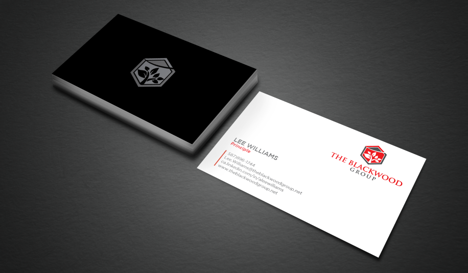 Business Card Design by Sarah Mathews for The Blackwood Group | Design #13189953