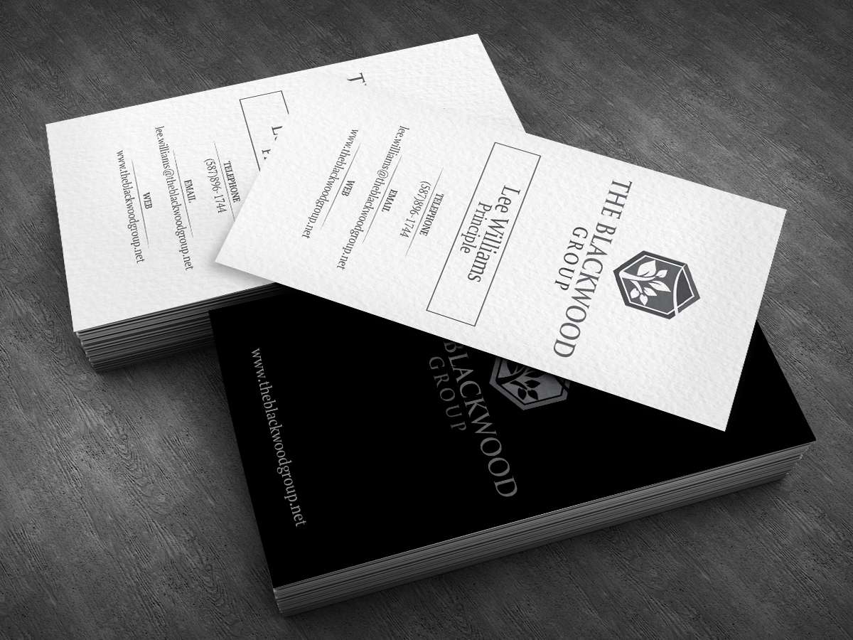 Design de Carte de Visite par Creative Soul pour The Blackwood Group | Design #13232426