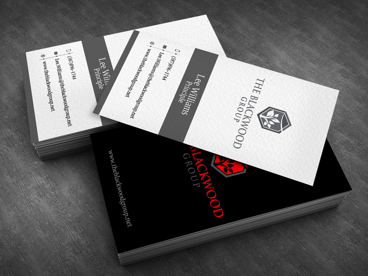 Business Card Design by Creative Soul for The Blackwood Group | Design #13232427