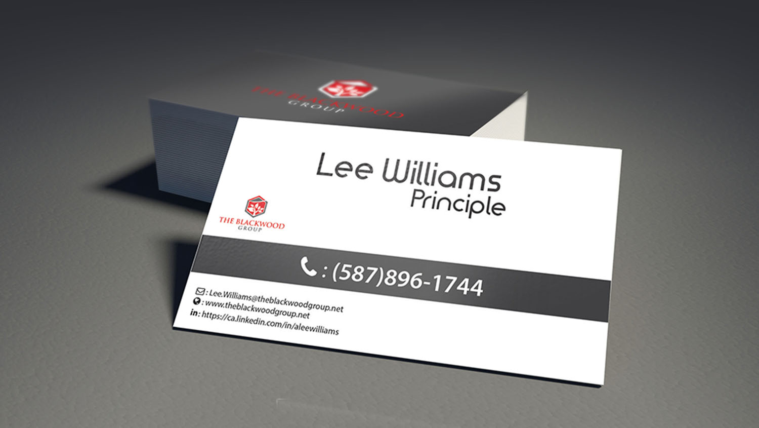 Business Card Design by maryampirzada0 for The Blackwood Group | Design #13189664
