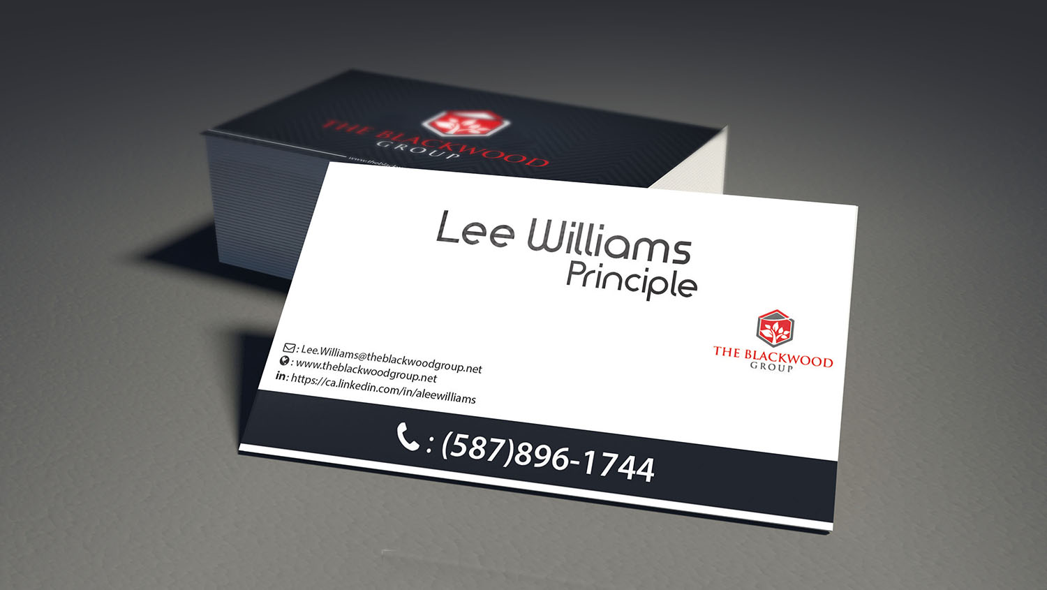 Business Card Design by maryampirzada0 for The Blackwood Group | Design #13191451