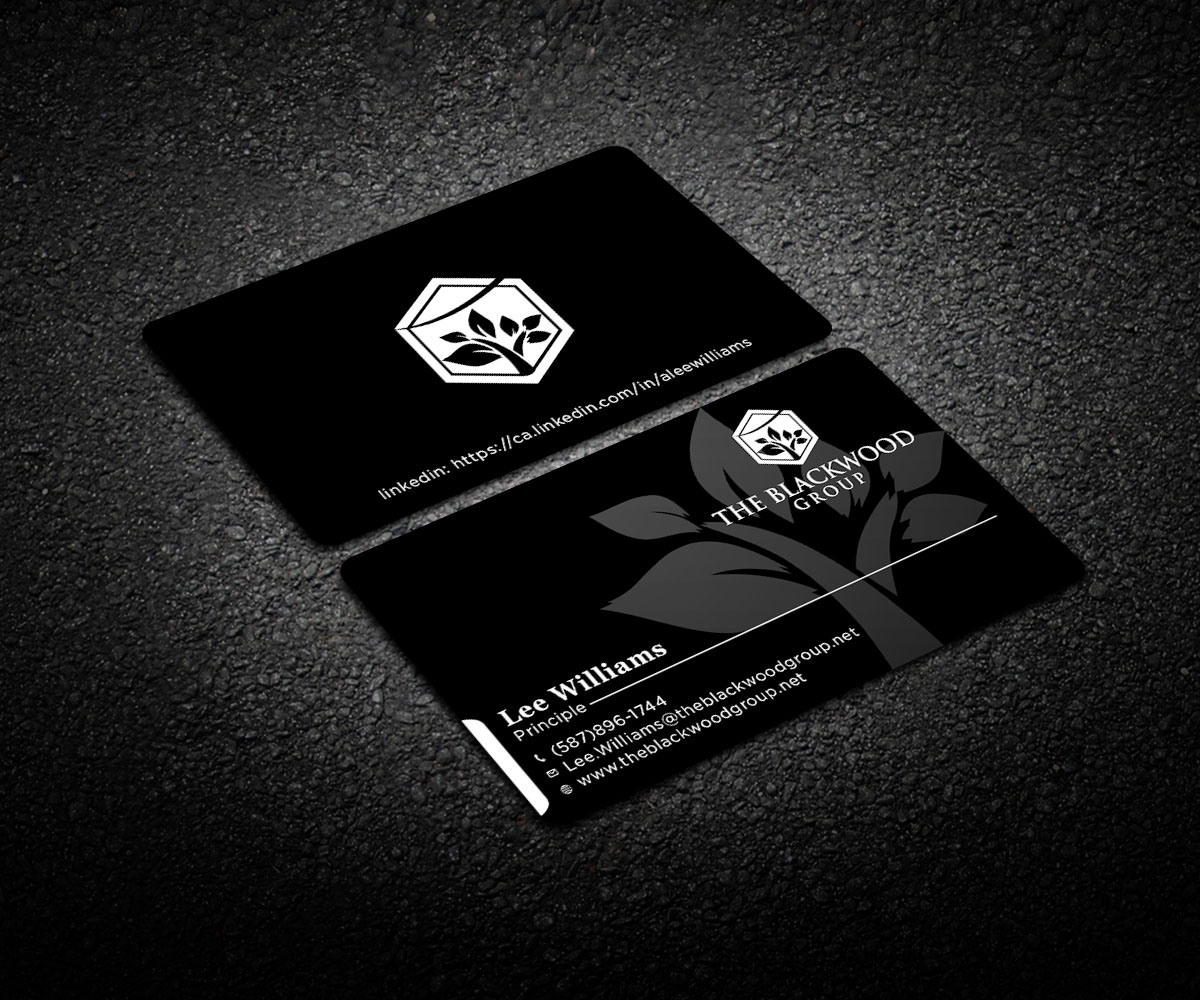 Design de Carte de Visite par Respodesign pour The Blackwood Group | Design #13191770