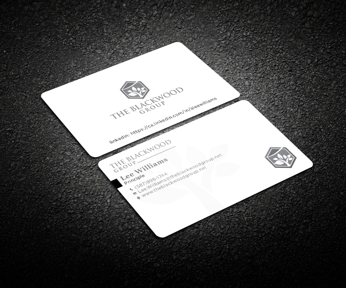 Design de Carte de Visite par Respodesign pour The Blackwood Group | Design #13191771