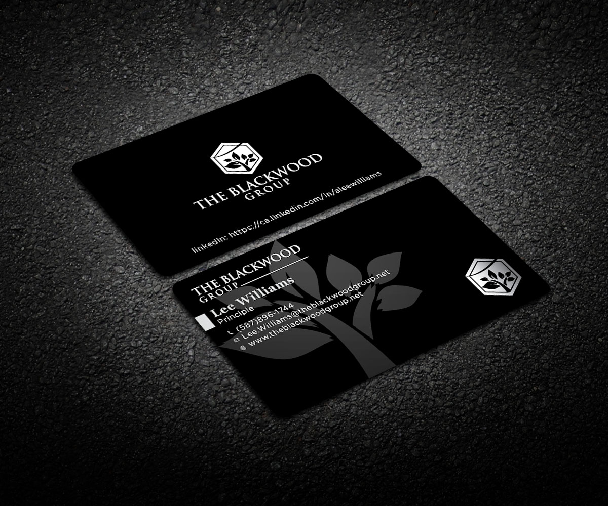 Design de Carte de Visite par Respodesign pour The Blackwood Group | Design #13191774