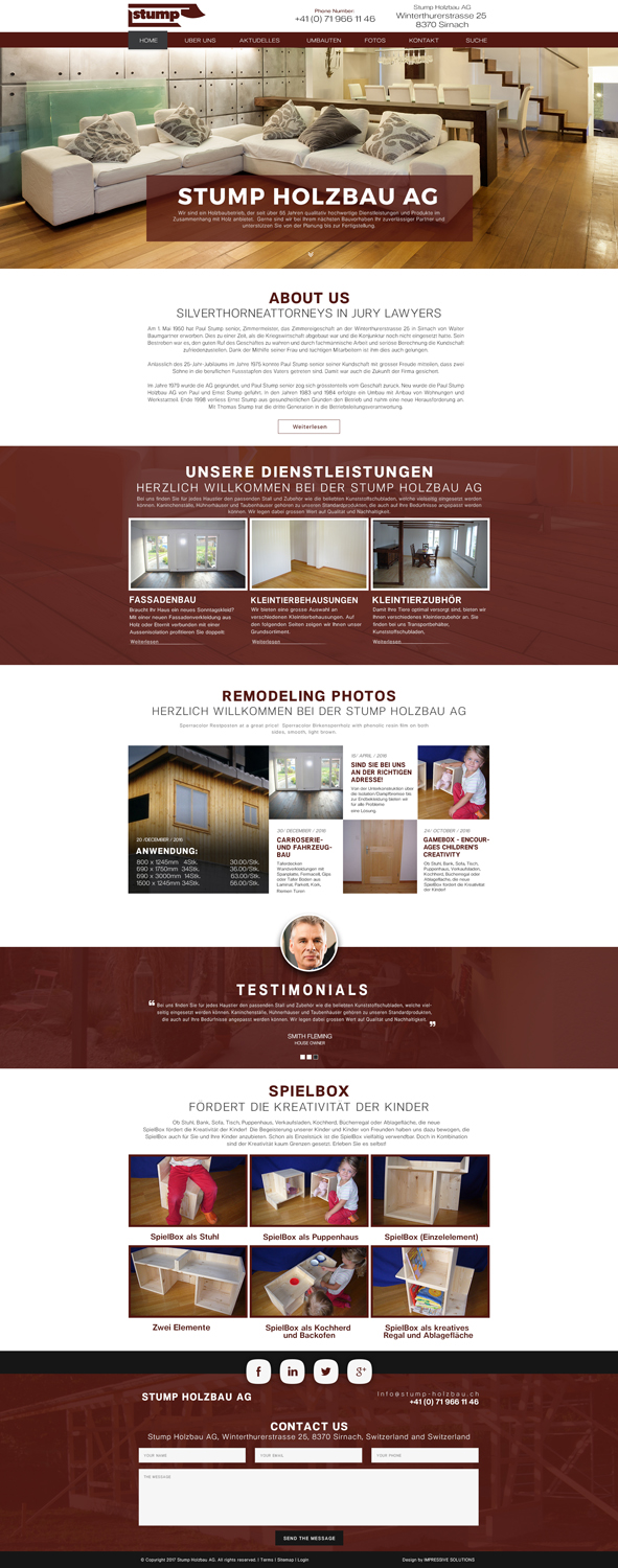 Wordpress Design by Impressive Solutions for this project | Design #13197281