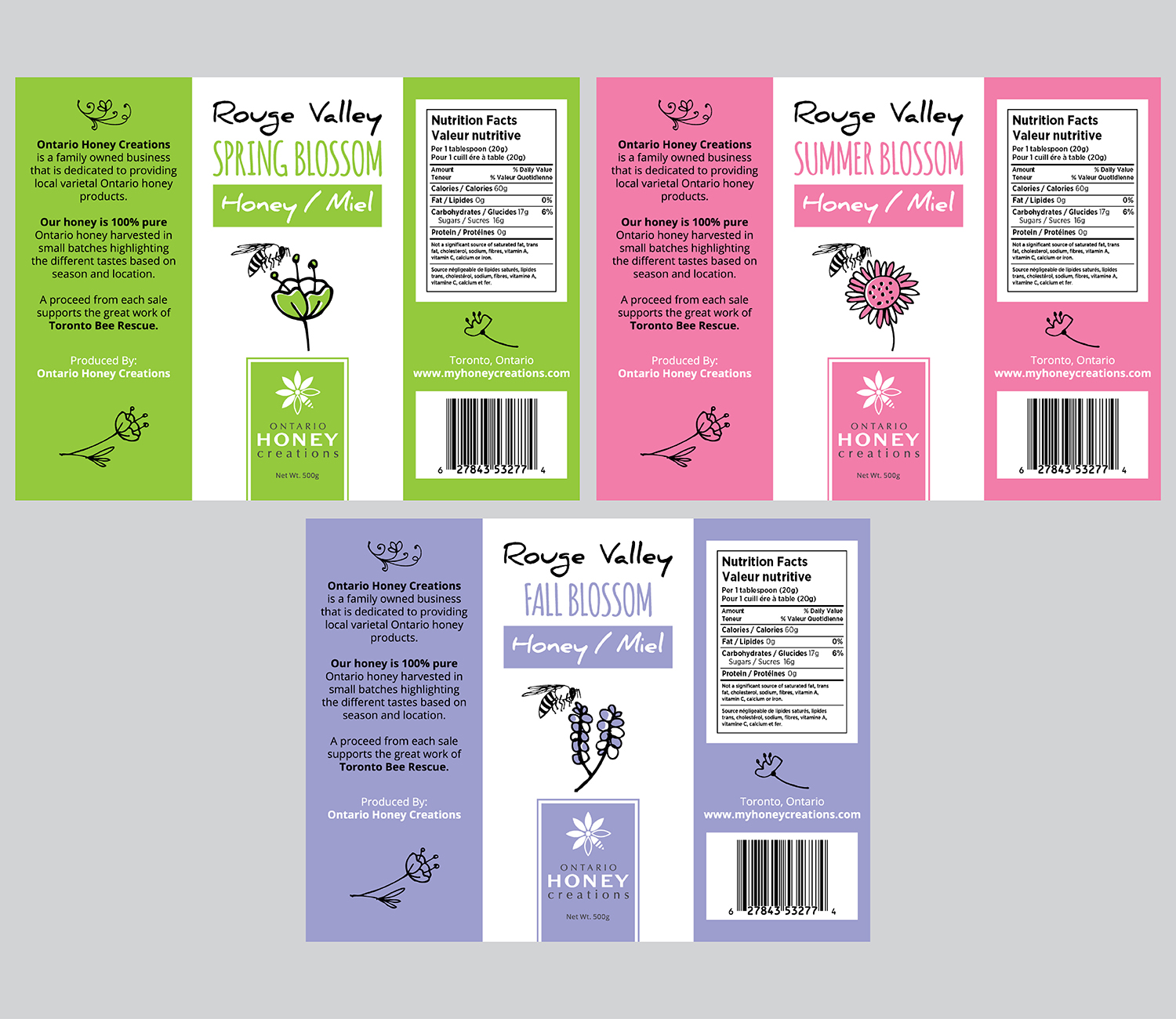 Packaging Design by RoundYellow for Toronto Bee Rescue | Design #13248524
