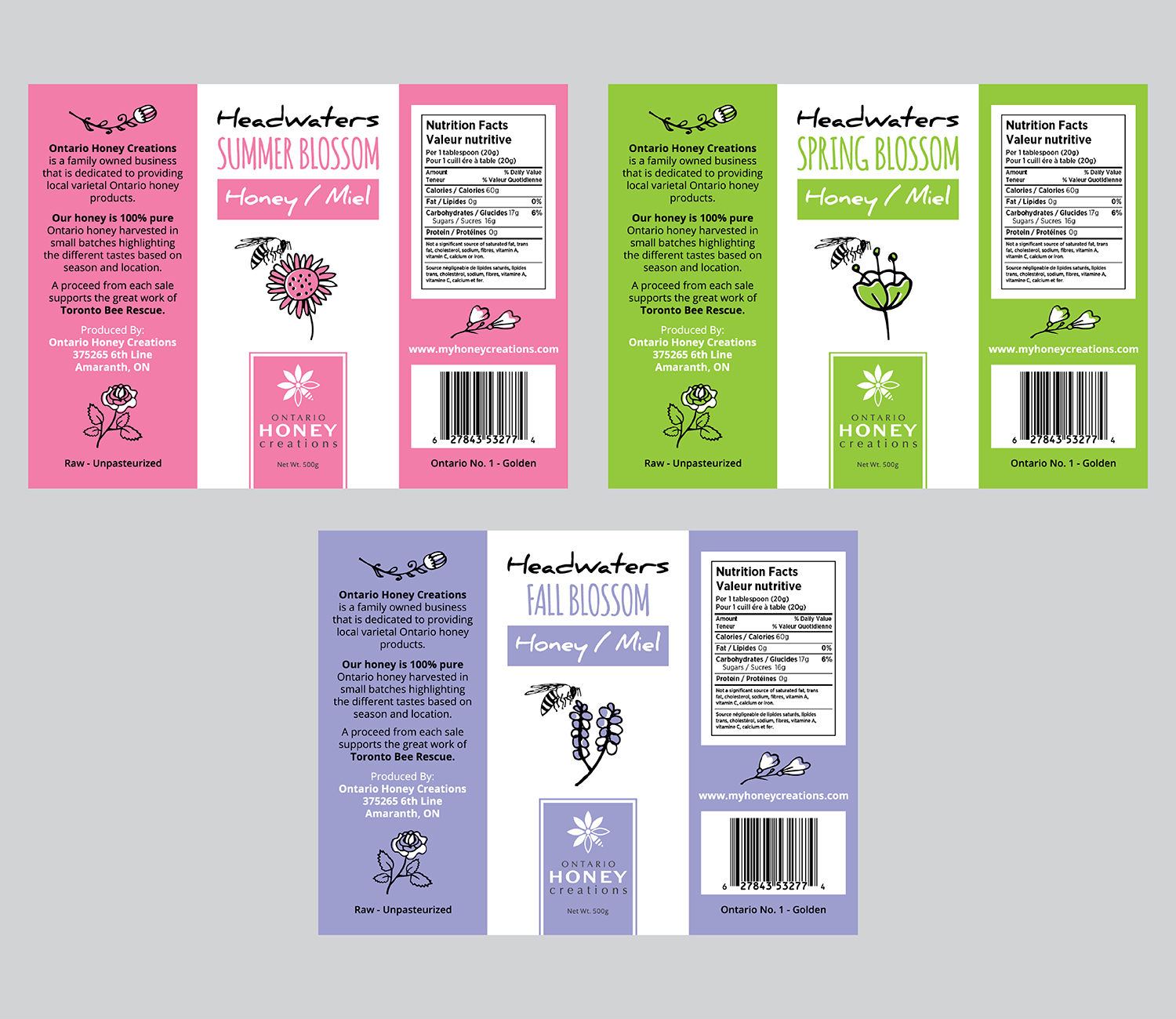 Packaging Design by RoundYellow for Toronto Bee Rescue | Design #13351379