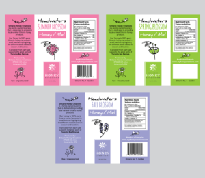 Beekeepers need honey label to highlight region and season of honey | Packaging Design by RoundYellow