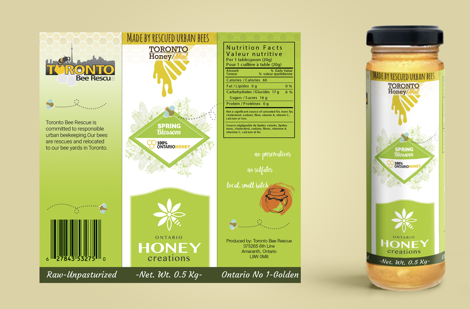 Design Emballage par SAI DESIGNS pour Toronto Bee Rescue | Design #13230945