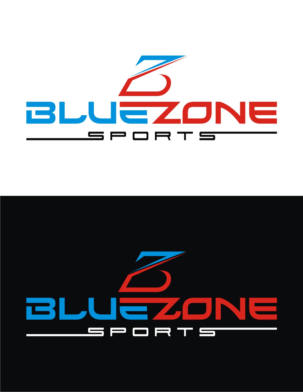 Logo Design by Rendell Sueña for Blue Zone Sports | Design #13199198