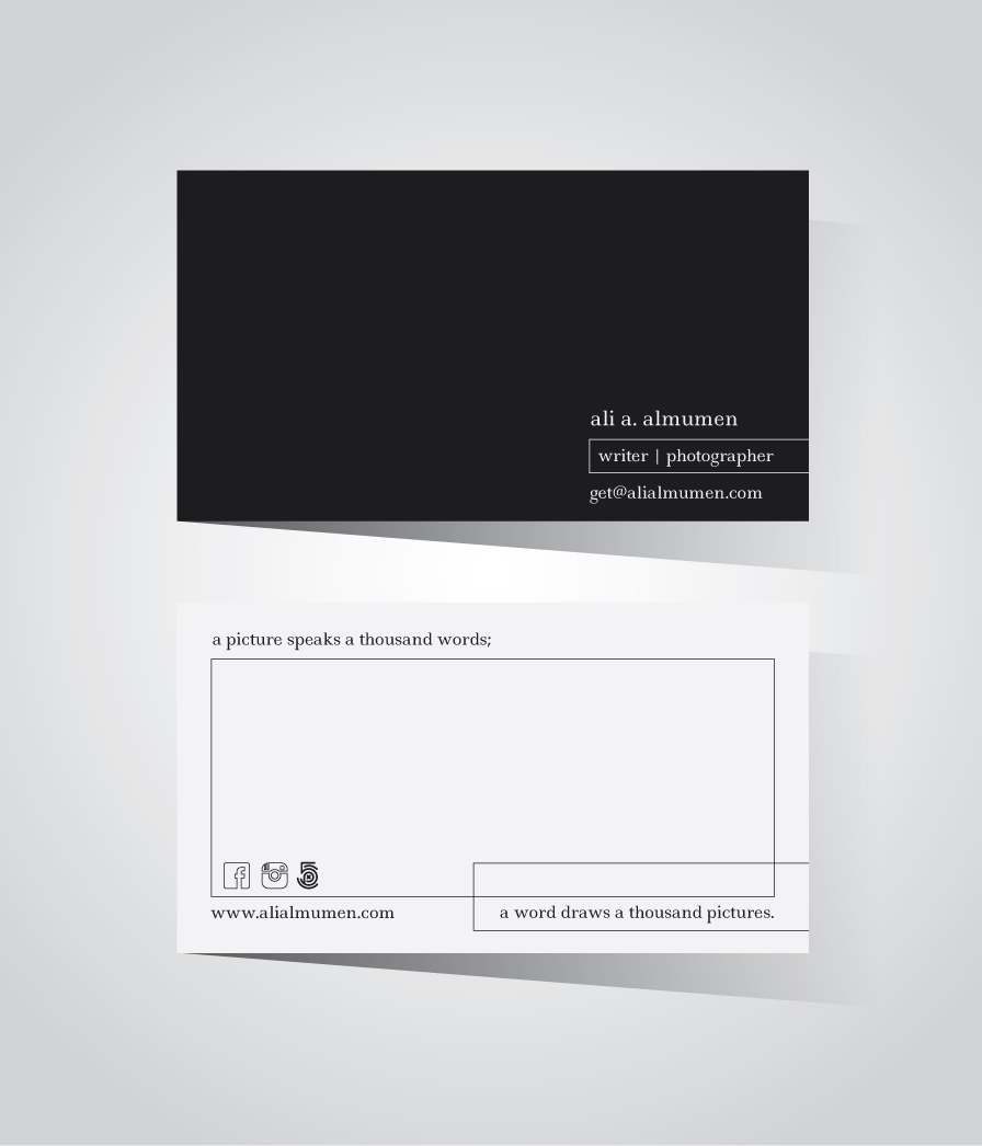 Visitenkarten-Design von Rkvadratu für dieses Projekt | Design #13211326