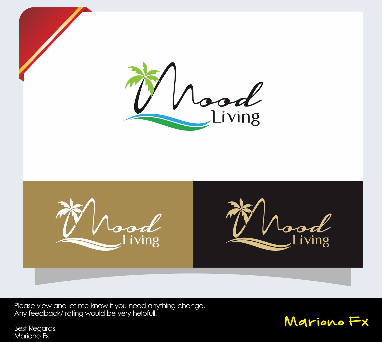 Logo Design by Mariono Fx for Mood Design Studio | Design #13190591