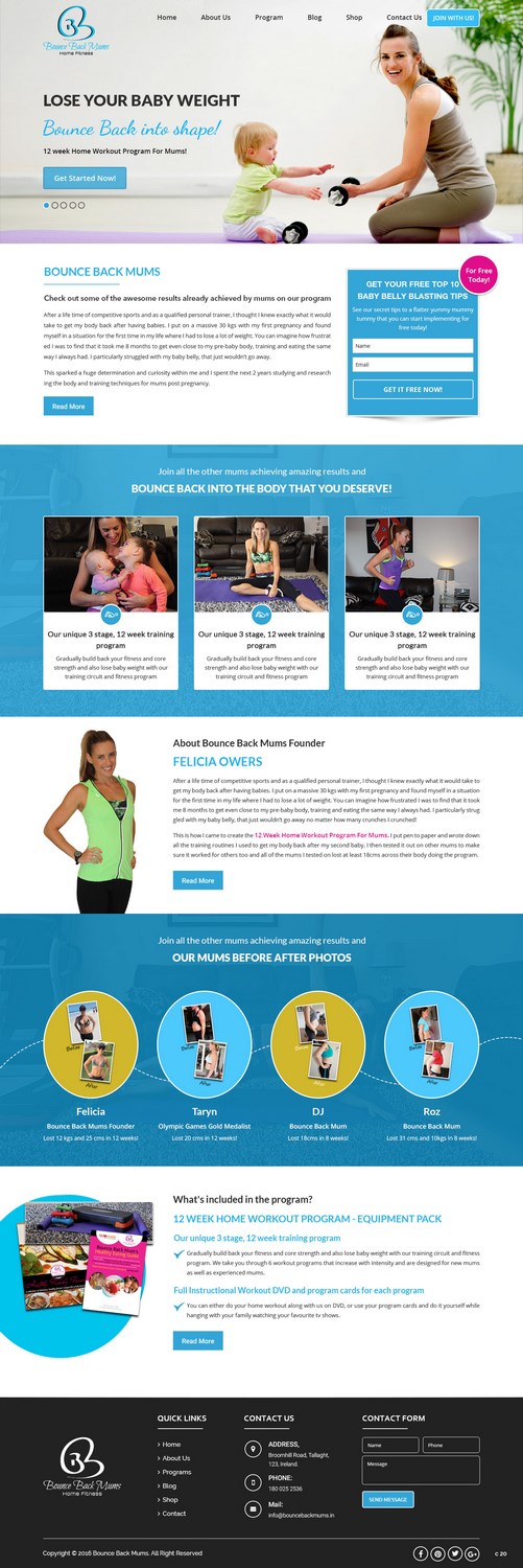 Diseño Wordpress por pb para este proyecto | Diseño #13209127