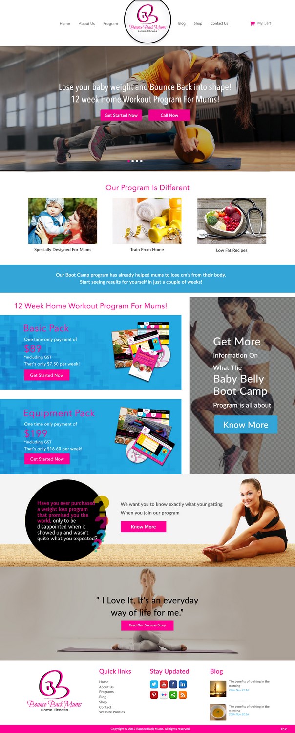 Wordpress Design by pb for this project | Design #13209141