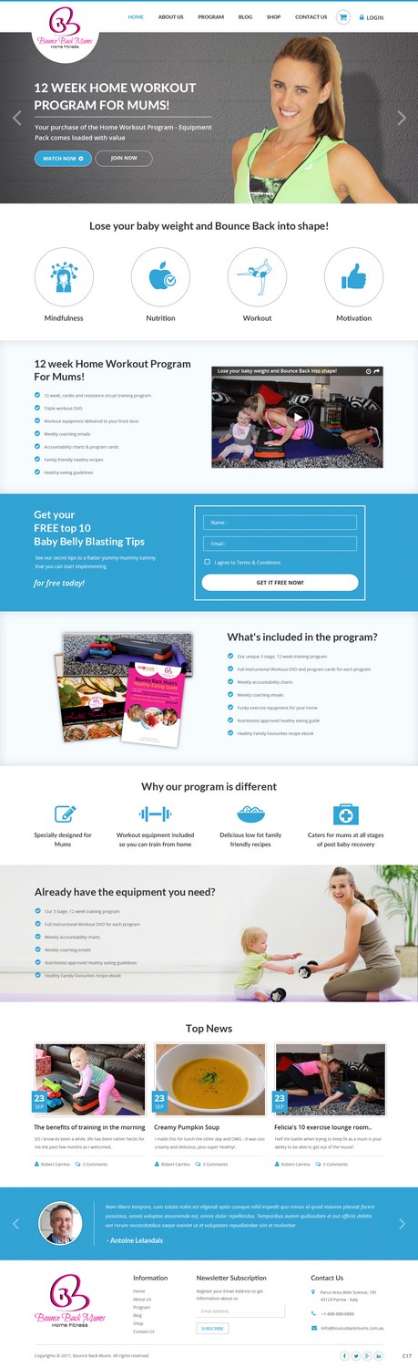 WordPress-Design von pb für dieses Projekt | Design: #13209199