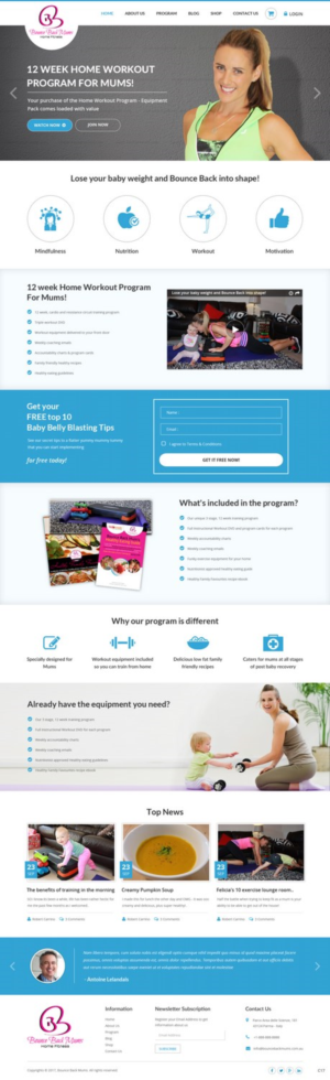 redesign of my existing custom website into Wordpress based website