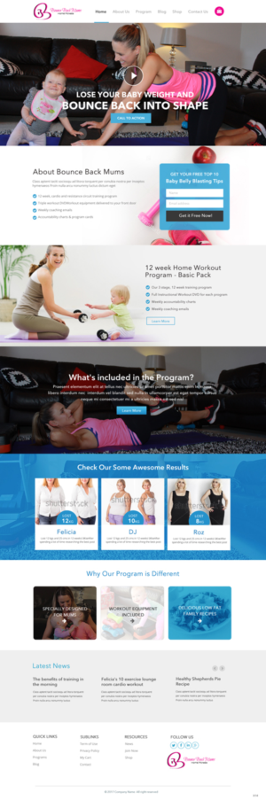 Wordpress Design by pb for this project | Design: #13209201
