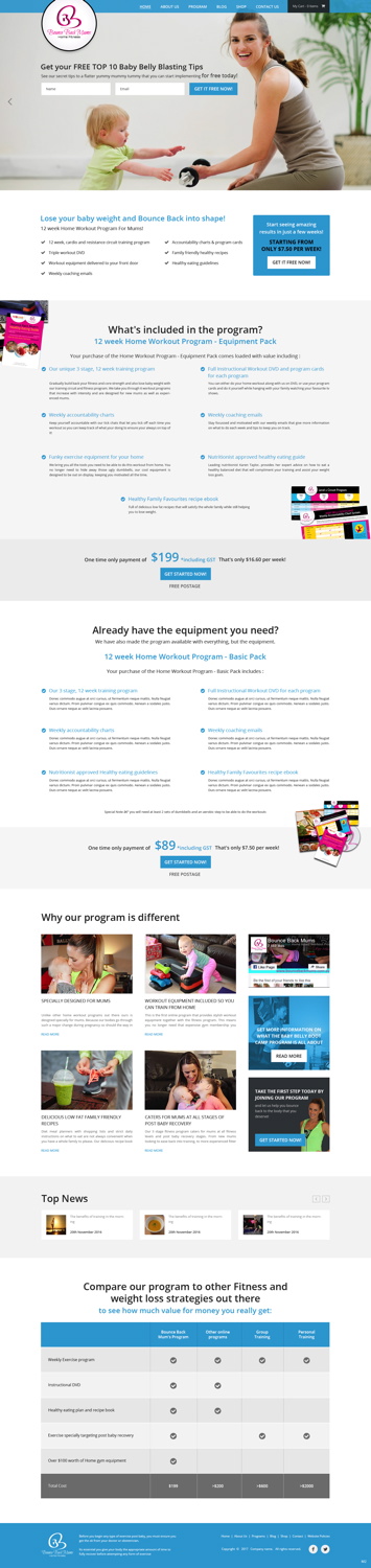 Wordpress Design by pb for this project | Design #13209220