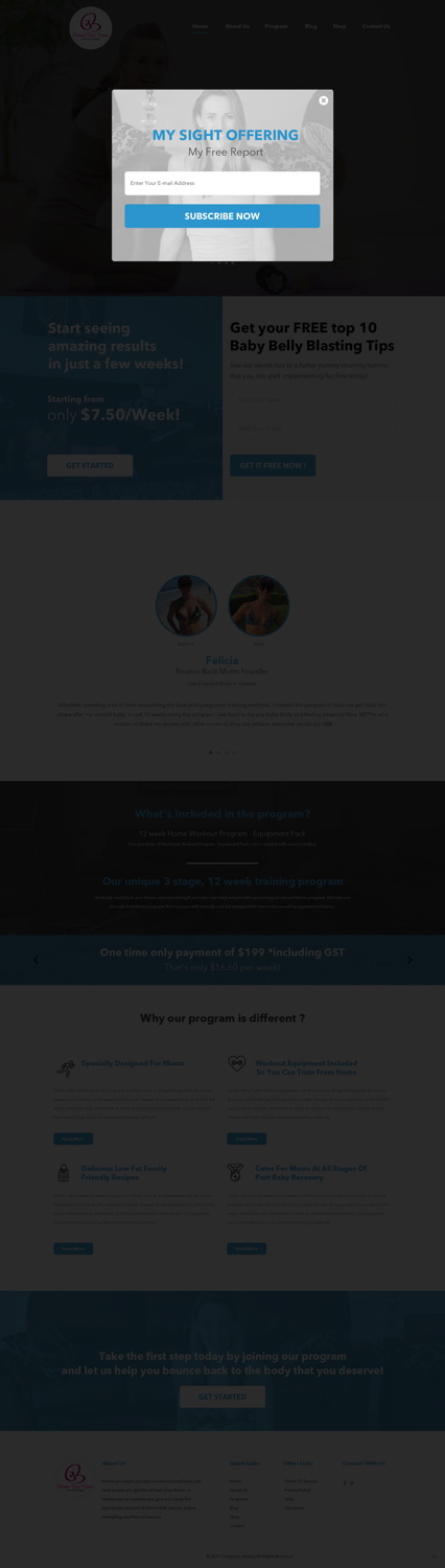Wordpress Design by pb for this project | Design #13214973