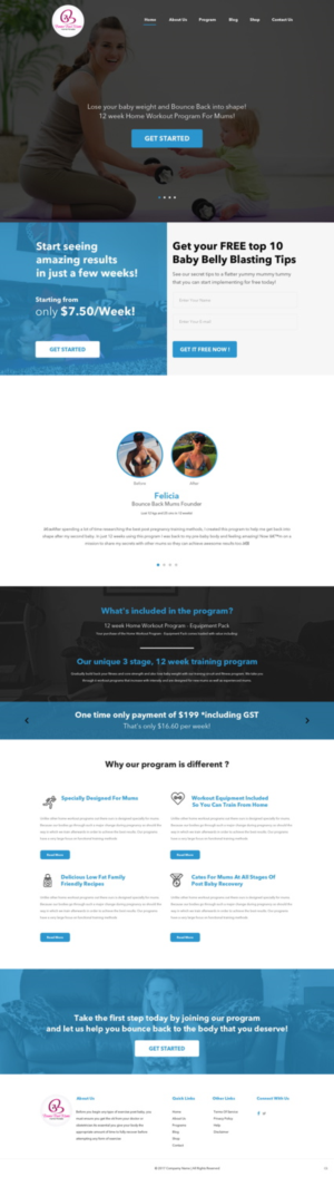Wordpress Design by pb for this project | Design: #13214974