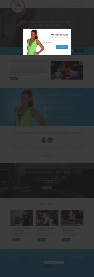 Wordpress Design by pb for this project | Design: #13214975