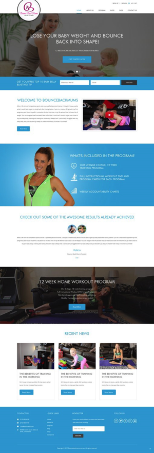 Wordpress Design by pb for this project | Design: #13214976