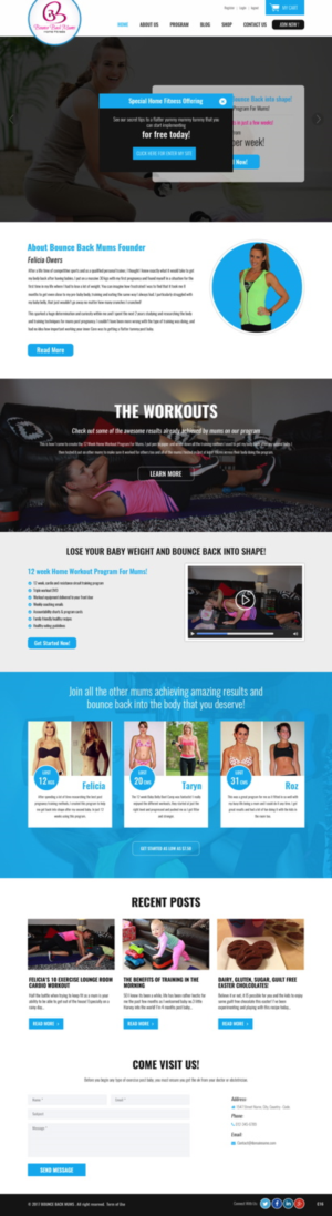 Wordpress Design by pb for this project | Design: #13214977