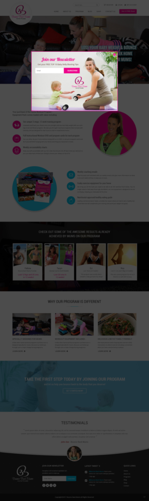 Wordpress Design by pb for this project | Design: #13222637