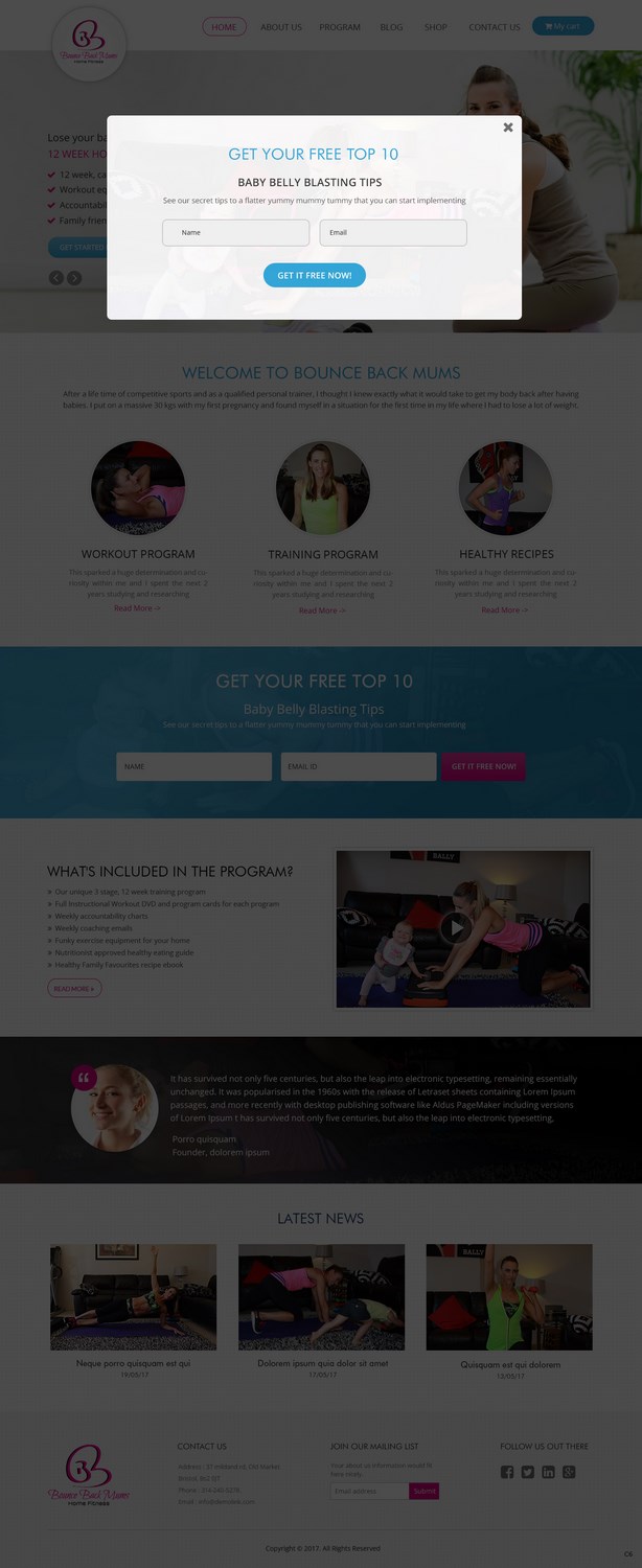 Wordpress Design by pb for this project | Design #13222638