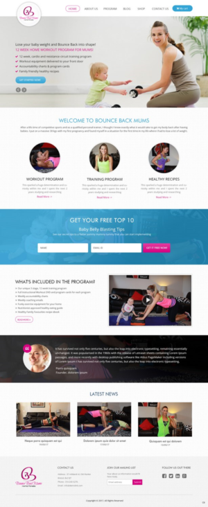 Wordpress Design by pb for this project | Design: #13222639