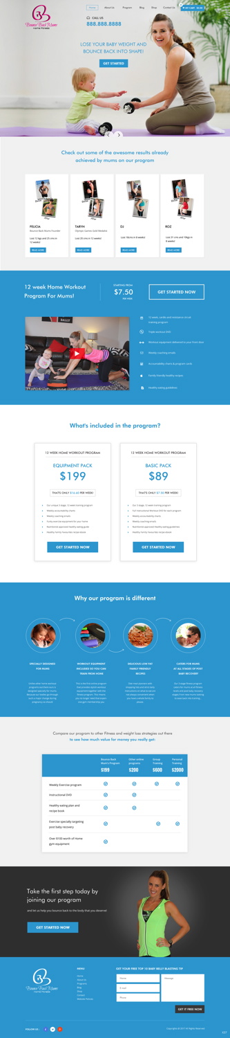 Wordpress Design by pb for this project | Design #13222658