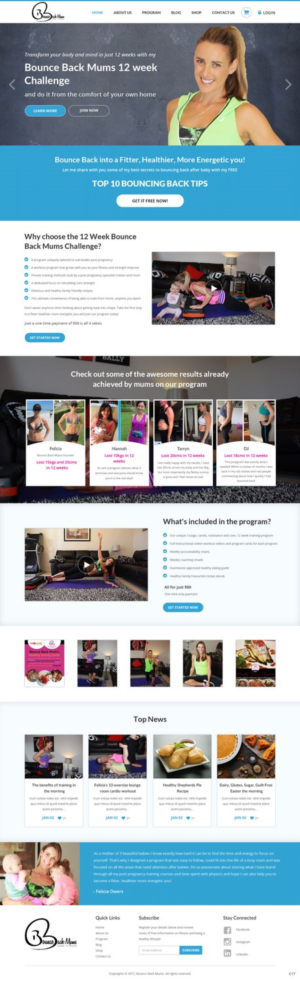 Wordpress Design by pb for this project | Design: #13301625