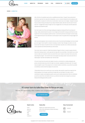 Wordpress Design by pb for this project | Design: #13316265