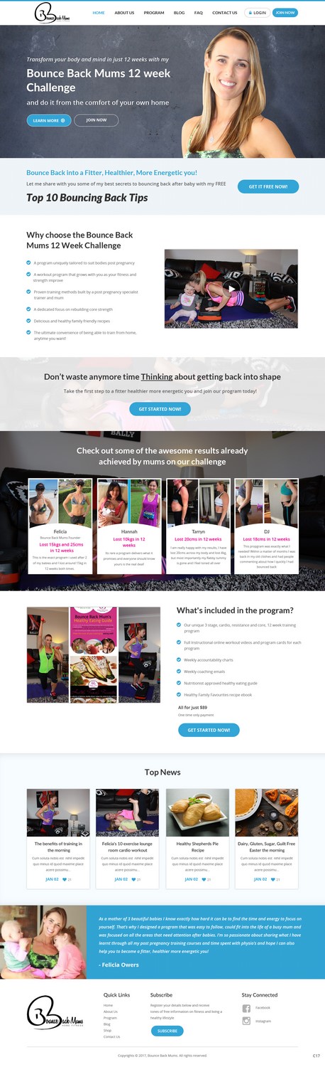 Wordpress Design by pb for this project | Design #13316268