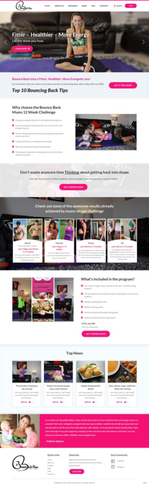 Wordpress Design by pb for this project | Design: #13372136