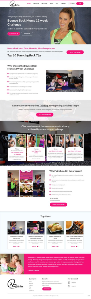 Wordpress Design by pb for this project | Design: #13372137
